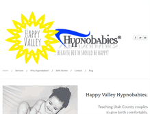 Tablet Screenshot of happyvalleyhypnobabies.com